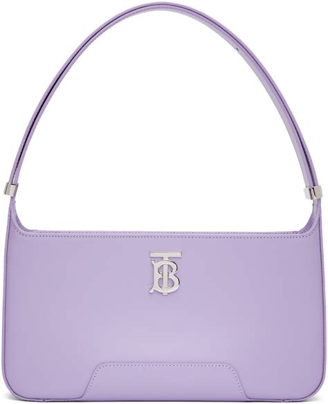 burberry purple shoulder bag